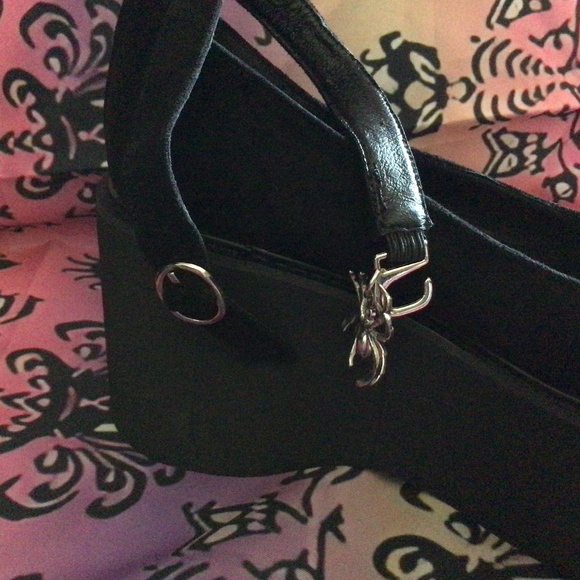 Spiderweb Platform Wedges Mary Janes - Picture 4 of 9